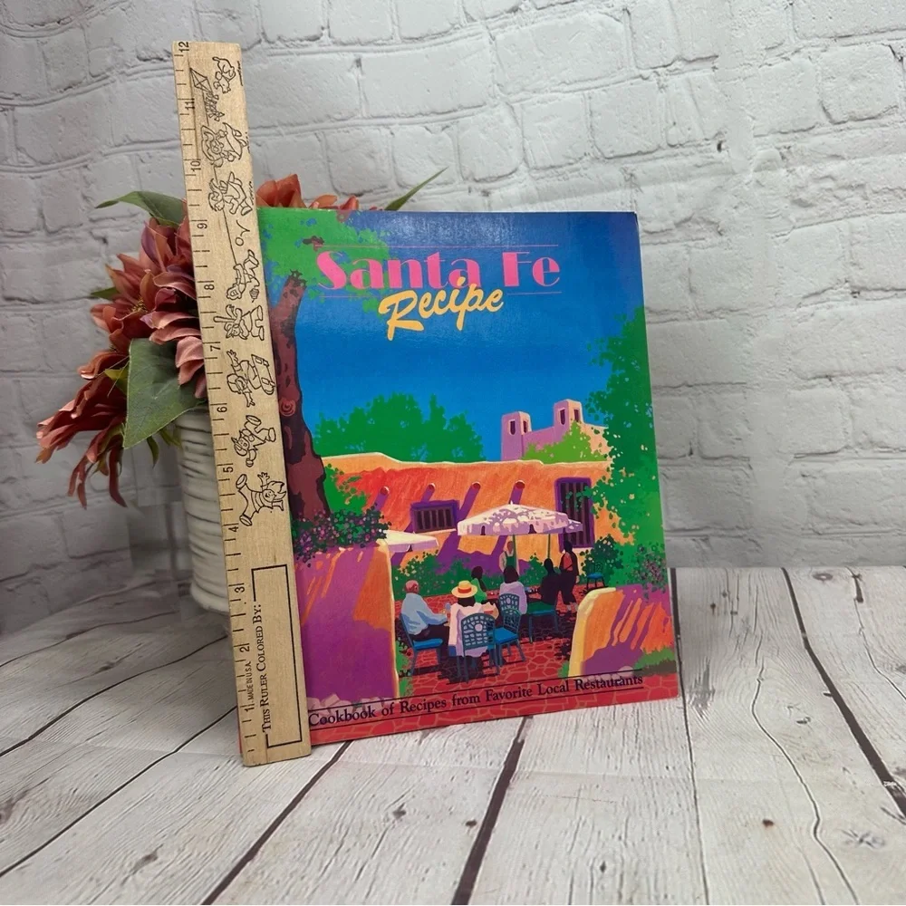 vtg 92 Santa Fe Recipe Cookbook paperback southwestern favorite local restaurant